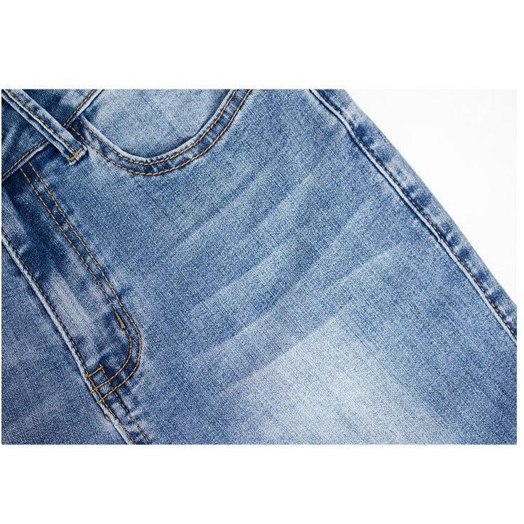 embroidery skinny jeans vintage