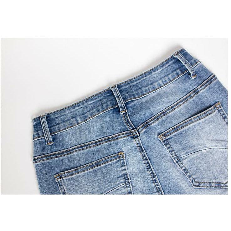 embroidery skinny jeans vintage