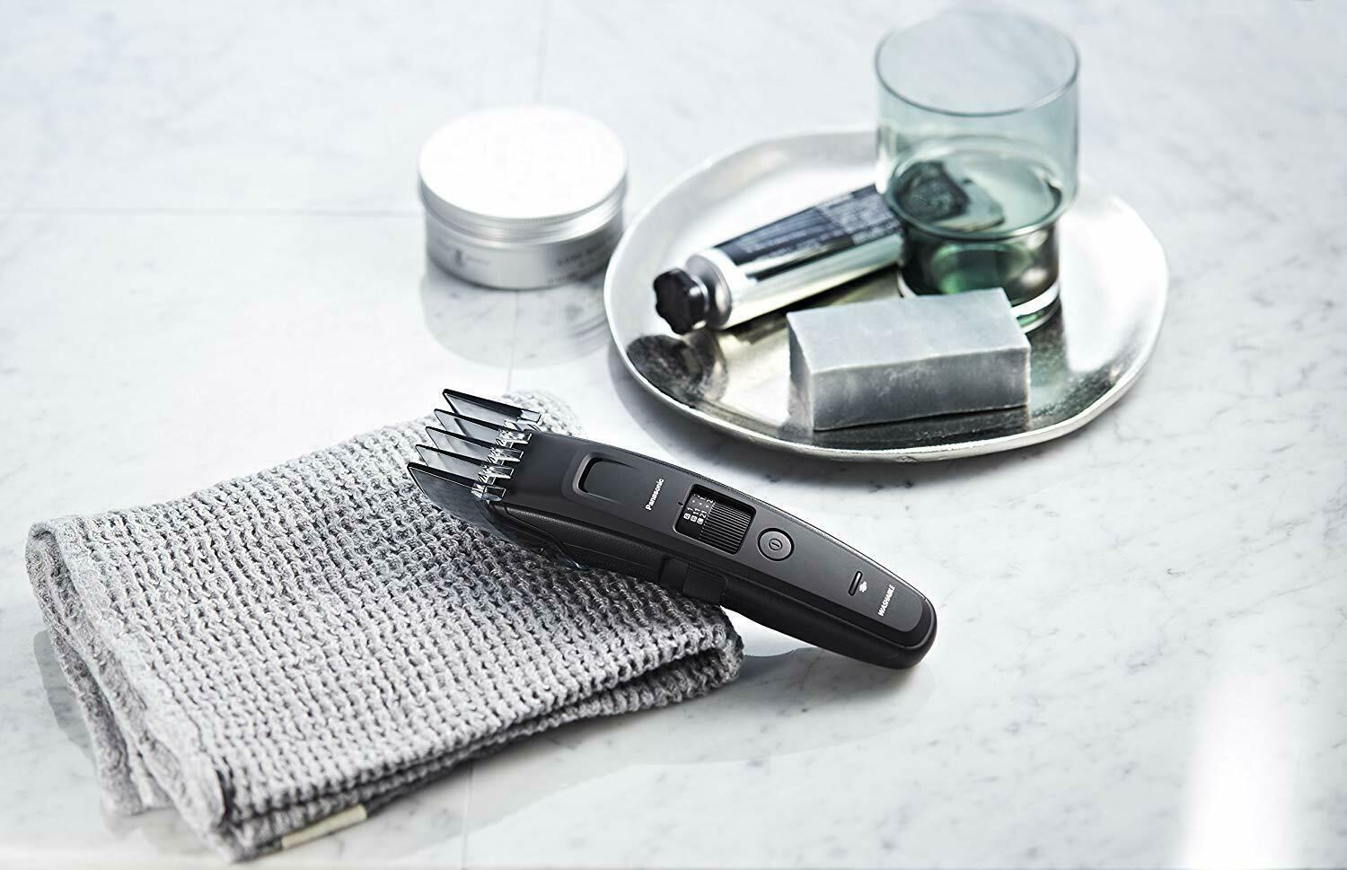 Panasonic Er-gb86-k503 Beard Trimmer for Long Beards Rechargeable With 3 Combs