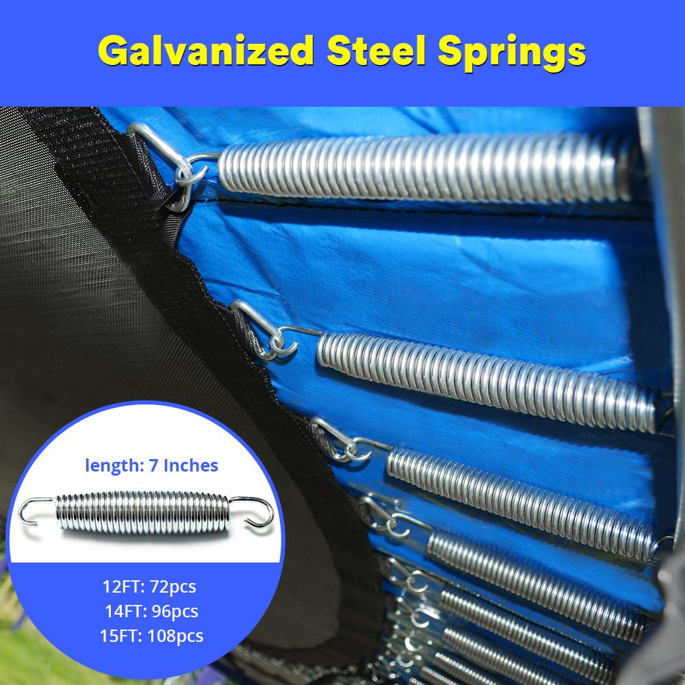 ORCC 12FT Kids Trampoline, TÜV Certificated Yard Trampoline with all Accessories