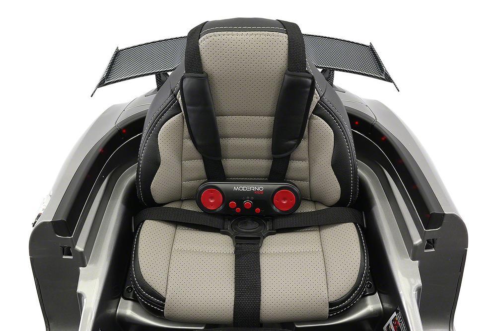 CarZ4KidS MERCEDES SLS AMG FINAL EDITION 12V ELECTTRIC KIDS RIDE ON TOY CAR BATTERY POWERED LED WHEELS PARENTAL REMOTE MP4 PLAYER  | GRAY METALLIC