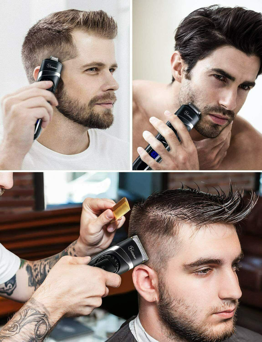 Hatteker Trimmer Of Beard Precision Electronic Waterproof