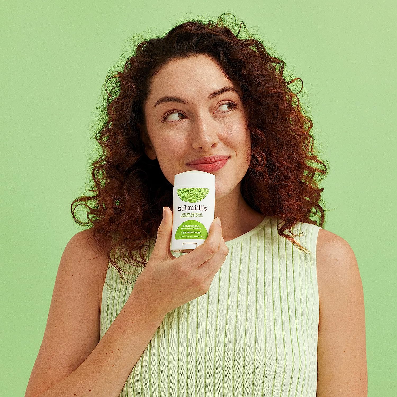 Schmidt's Aluminum Free Natural Deodorant For Women And Men, Bergamot &amp; Lime With 24 Hour Odor Protection, Certified Cruelty Free, Vegan Deodorant, 2.65oz 2 Pack