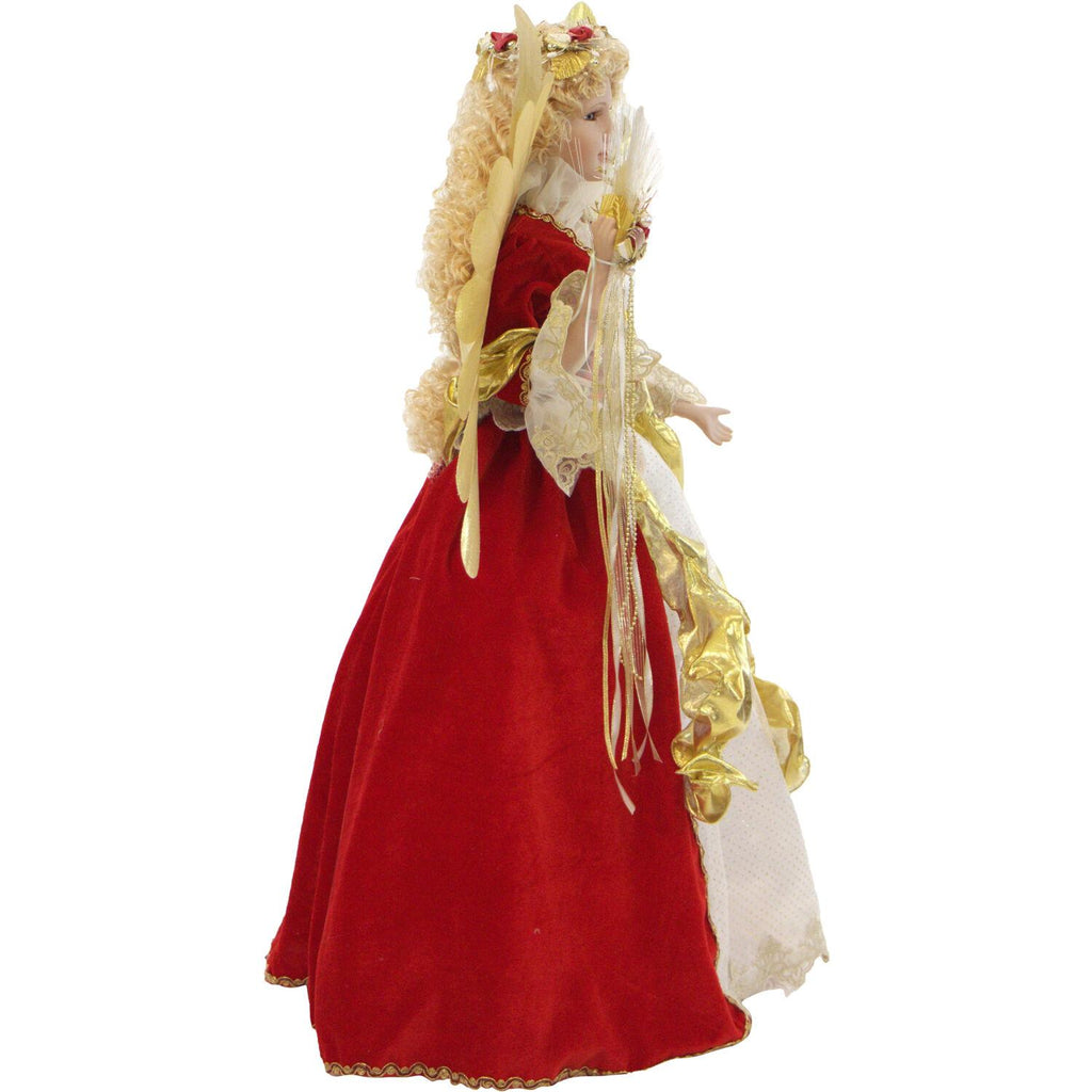 Christmas Time 32-In. Music, Lights, and Motion Christmas Angel Figurine | Animated Indoor Holiday Home Decor | CT-ANGL032-1RD