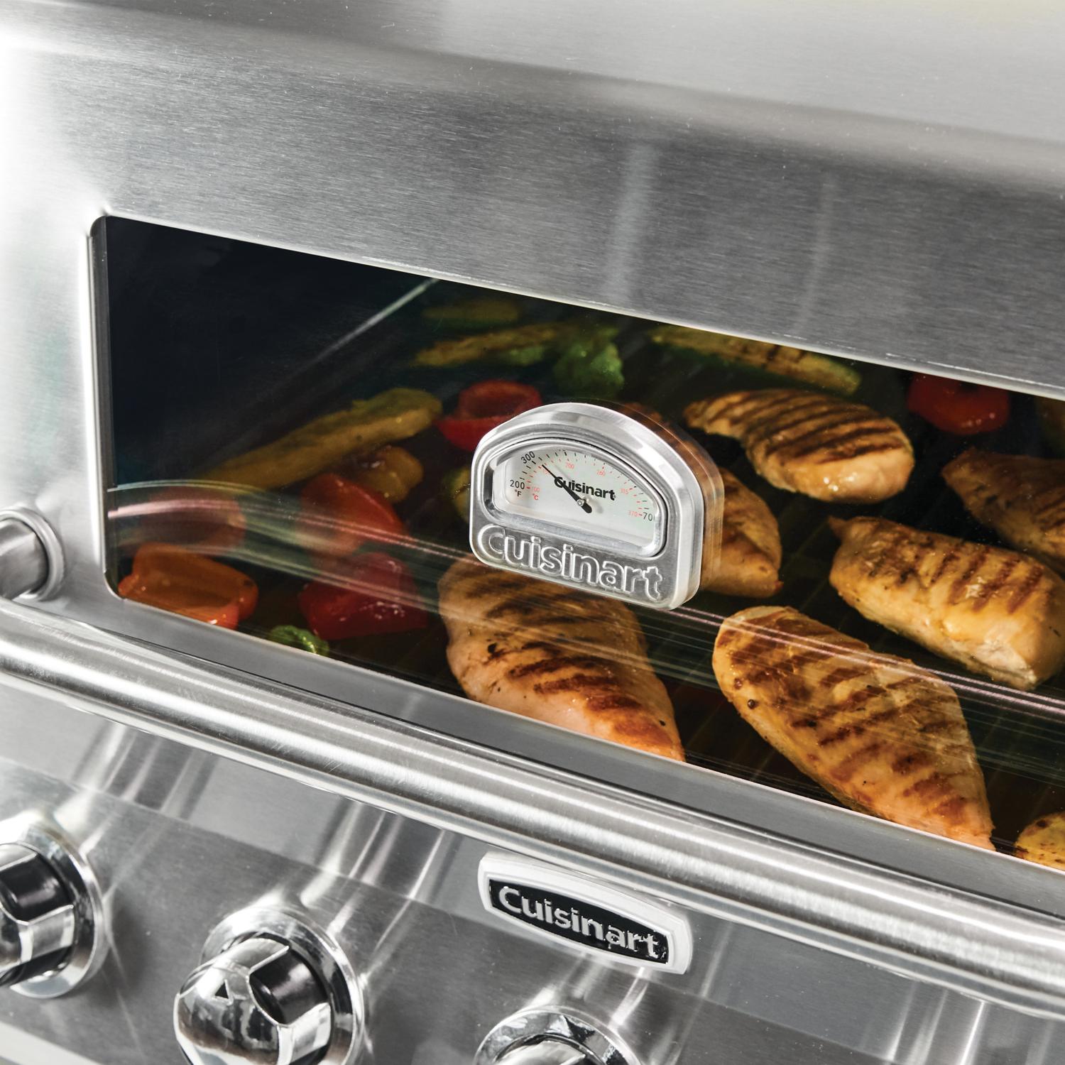 3-In-1  Five-Burner Propane Gas Grill with Side Burner