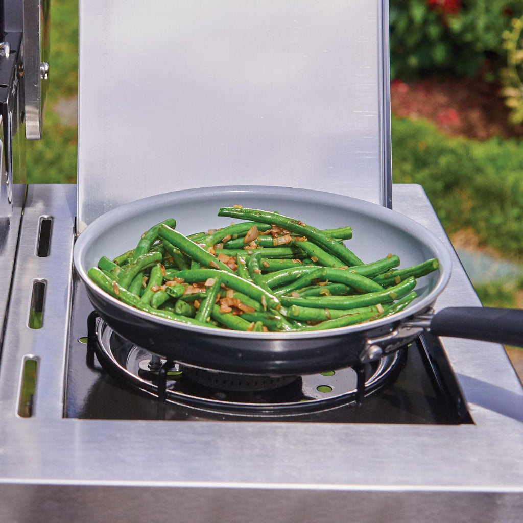3-In-1  Five-Burner Propane Gas Grill with Side Burner