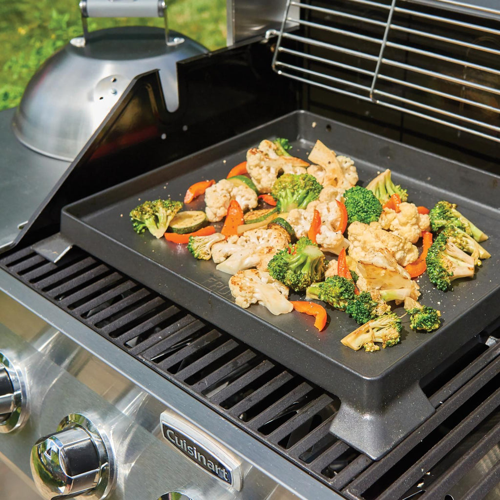 3-In-1  Five-Burner Propane Gas Grill with Side Burner
