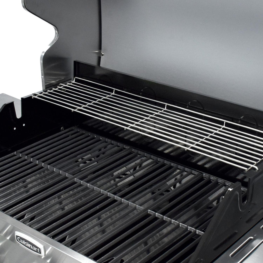 3-In-1  Five-Burner Propane Gas Grill with Side Burner