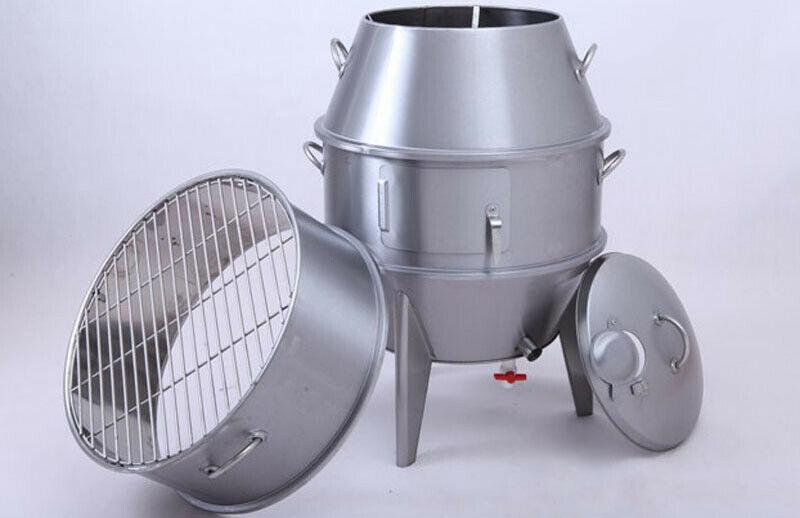 Charcoal PeRoast Duck Roaster Grill Oven Cooker BBQ Meat Turkey Party NEW