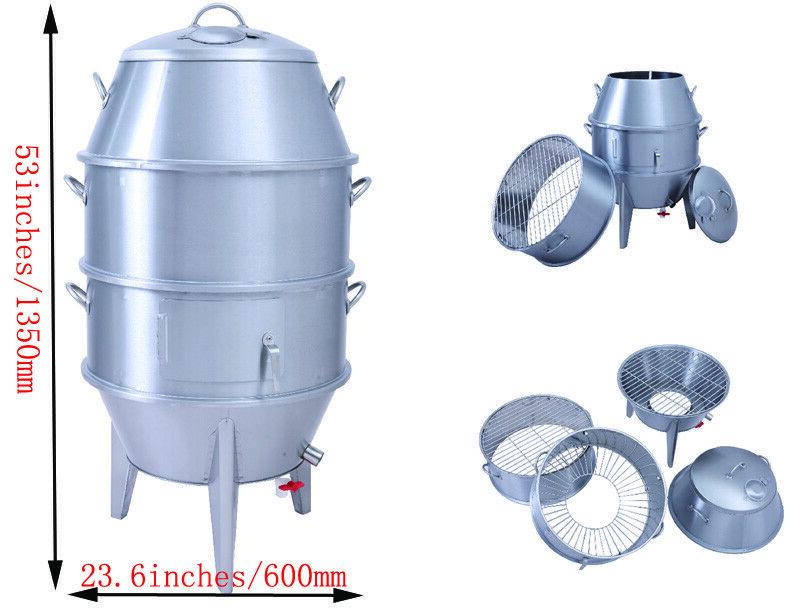 Charcoal PeRoast Duck Roaster Grill Oven Cooker BBQ Meat Turkey Party NEW