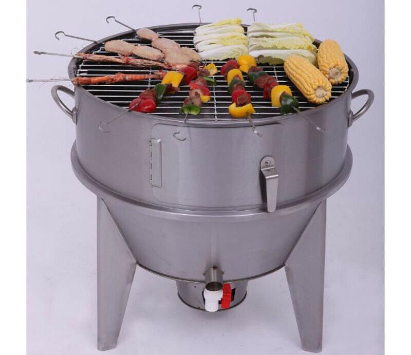 Charcoal PeRoast Duck Roaster Grill Oven Cooker BBQ Meat Turkey Party NEW