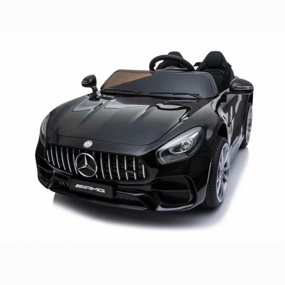 Akoyovwerve Toy Car For Kids To Ride In,BENZ GT LZ-920 12V Electric Cars for Boys and Girls with Remote Control Black