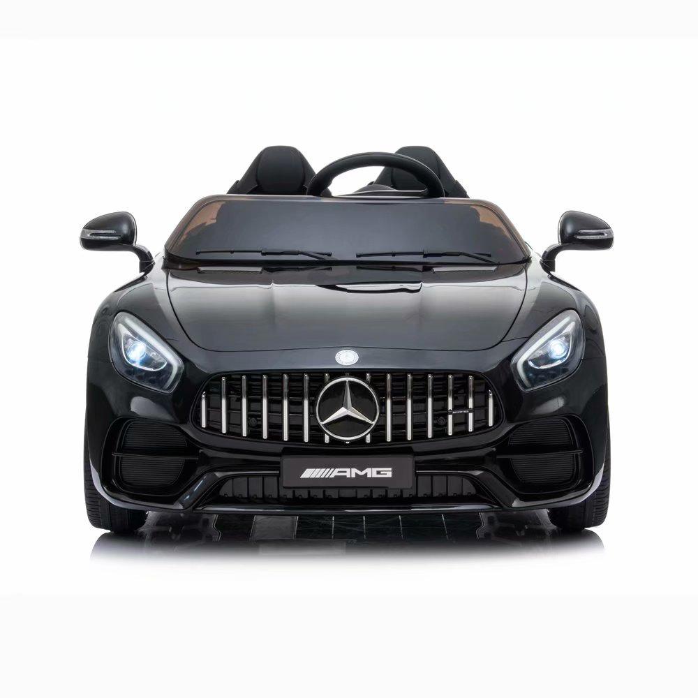 Akoyovwerve Toy Car For Kids To Ride In,BENZ GT LZ-920 12V Electric Cars for Boys and Girls with Remote Control Black