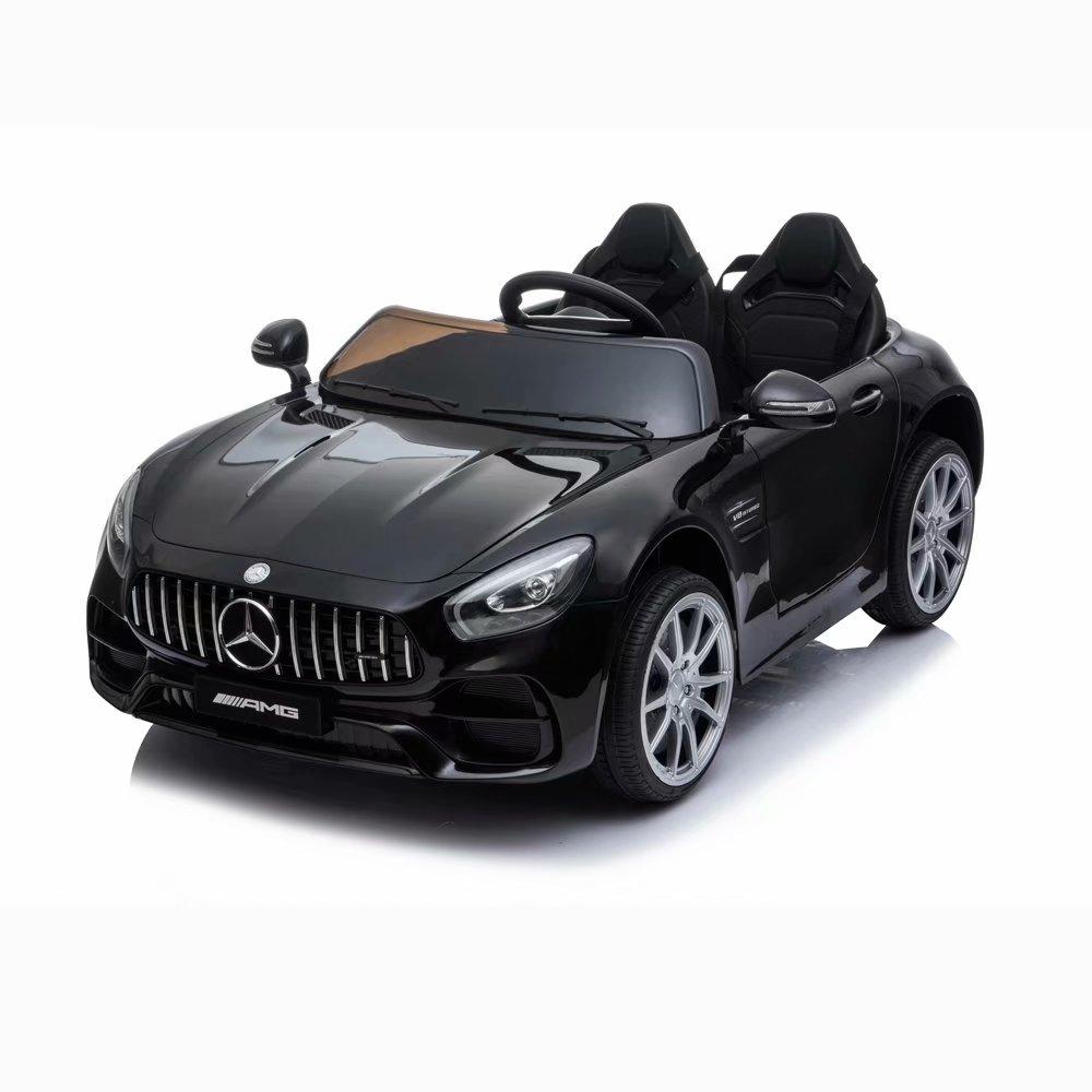 Akoyovwerve Toy Car For Kids To Ride In,BENZ GT LZ-920 12V Electric Cars for Boys and Girls with Remote Control Black
