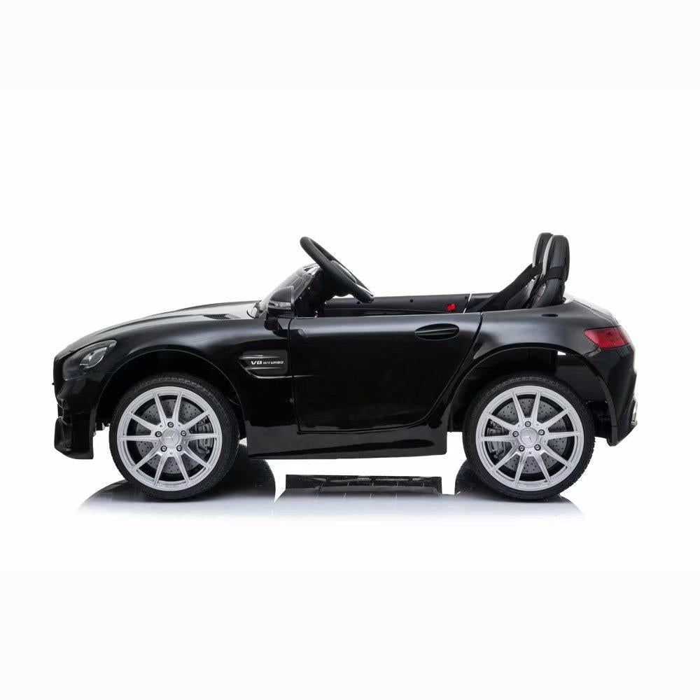 Akoyovwerve Toy Car For Kids To Ride In,BENZ GT LZ-920 12V Electric Cars for Boys and Girls with Remote Control Black