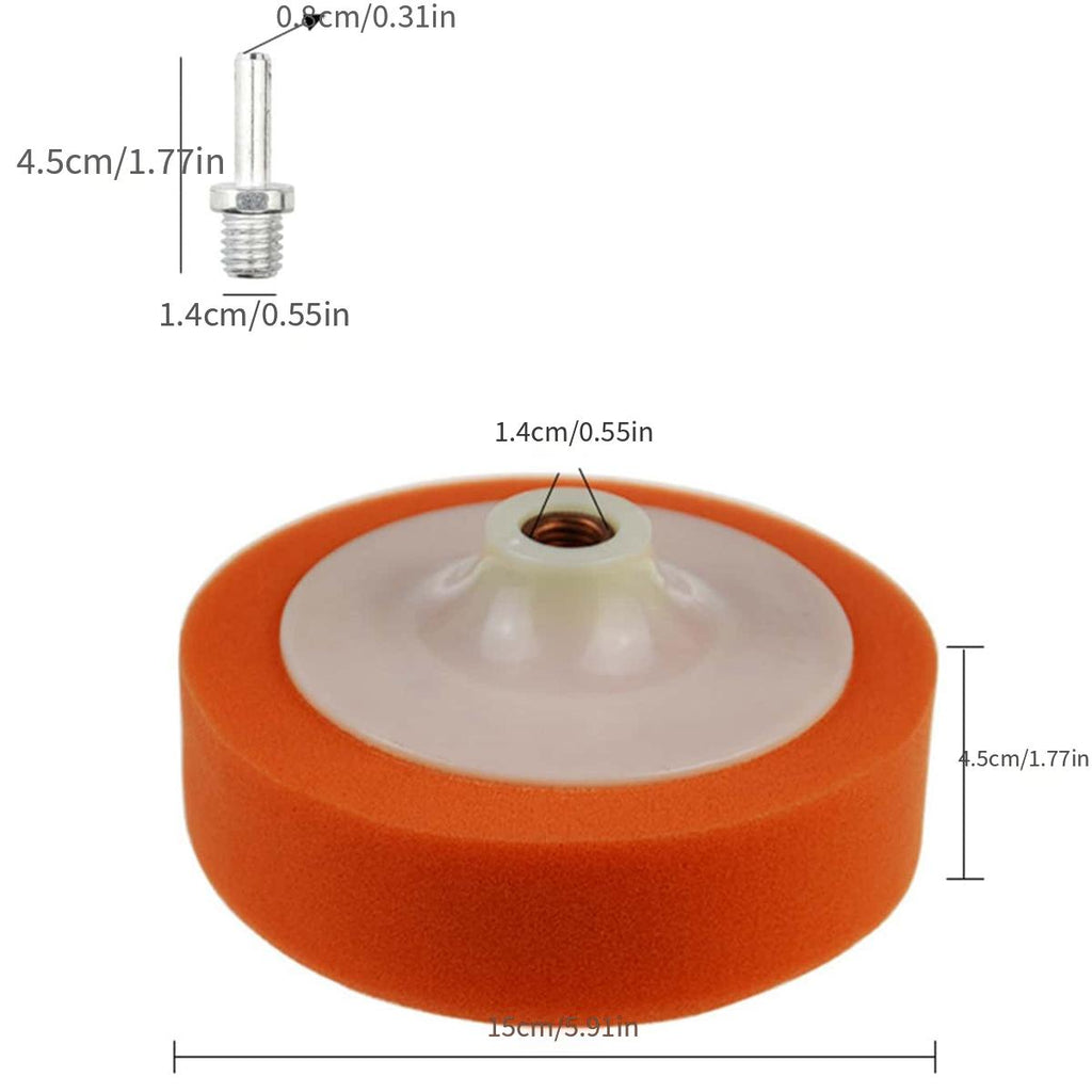 Effortlessly Polish &amp; Wax Your Car With This 6 Drill Polisher &amp; Polishing Pad Set!