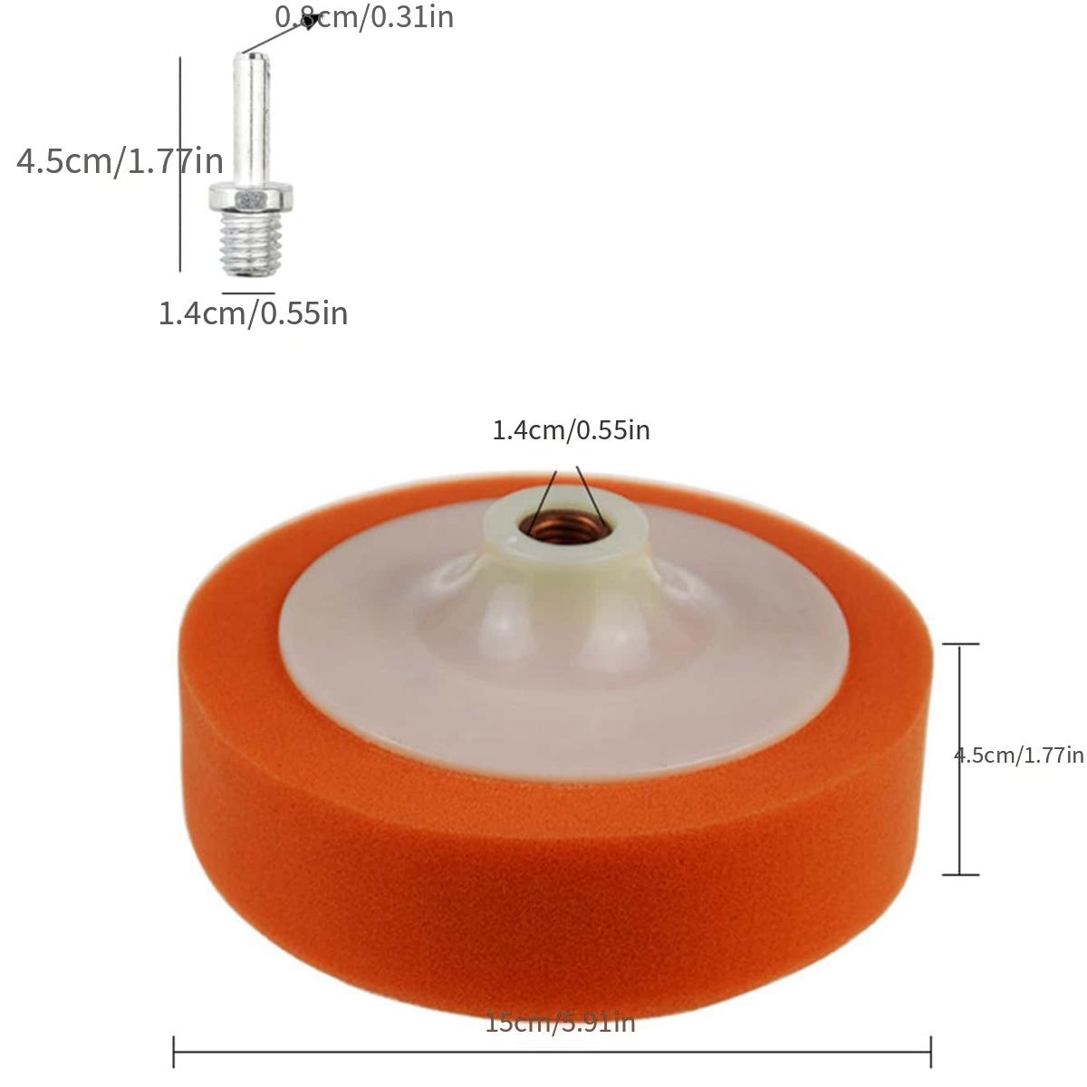 Effortlessly Polish &amp; Wax Your Car With This 6 Drill Polisher &amp; Polishing Pad Set!