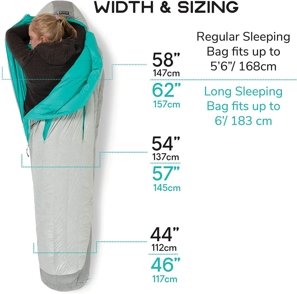 Nemo Aya Women's 800-Fill Down Mummy Sleeping Bag