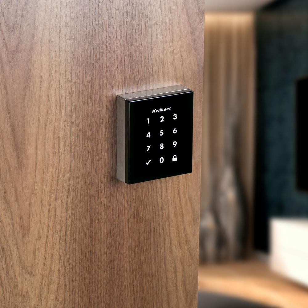 Obsidian Satin Nickel Keyless Electronic Touchscreen Deadbolt