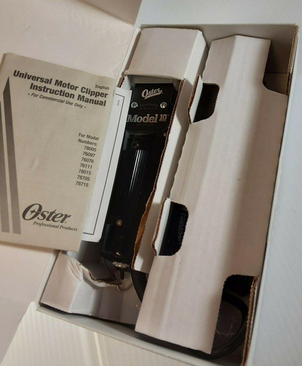 Professional Hair Clippers Trimmers Oster The Legendary Model 10 Barber Tool
