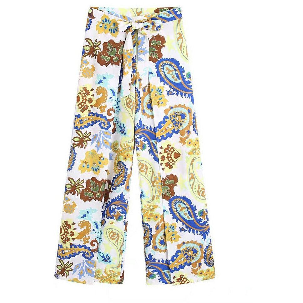 knot wide leg pants