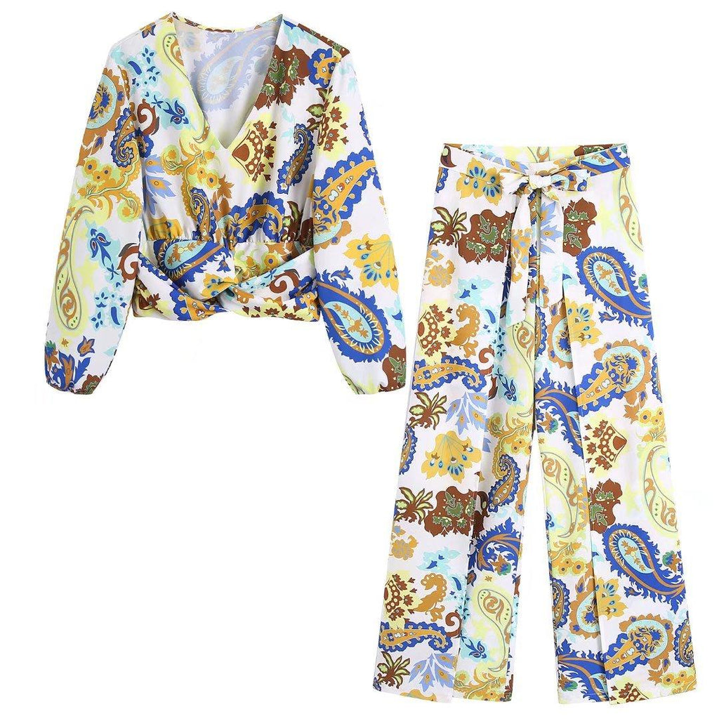 knot wide leg pants