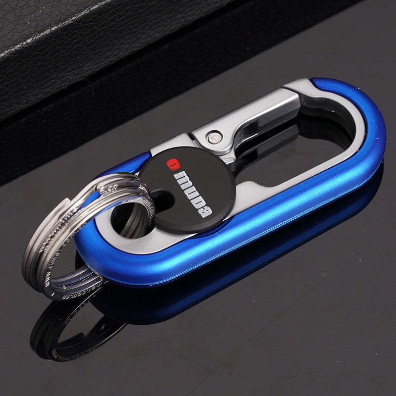 Upgrade Your Style with This High-Grade Metal Alloy Car Key Chain - Perfect for Men's Waist Hanging!