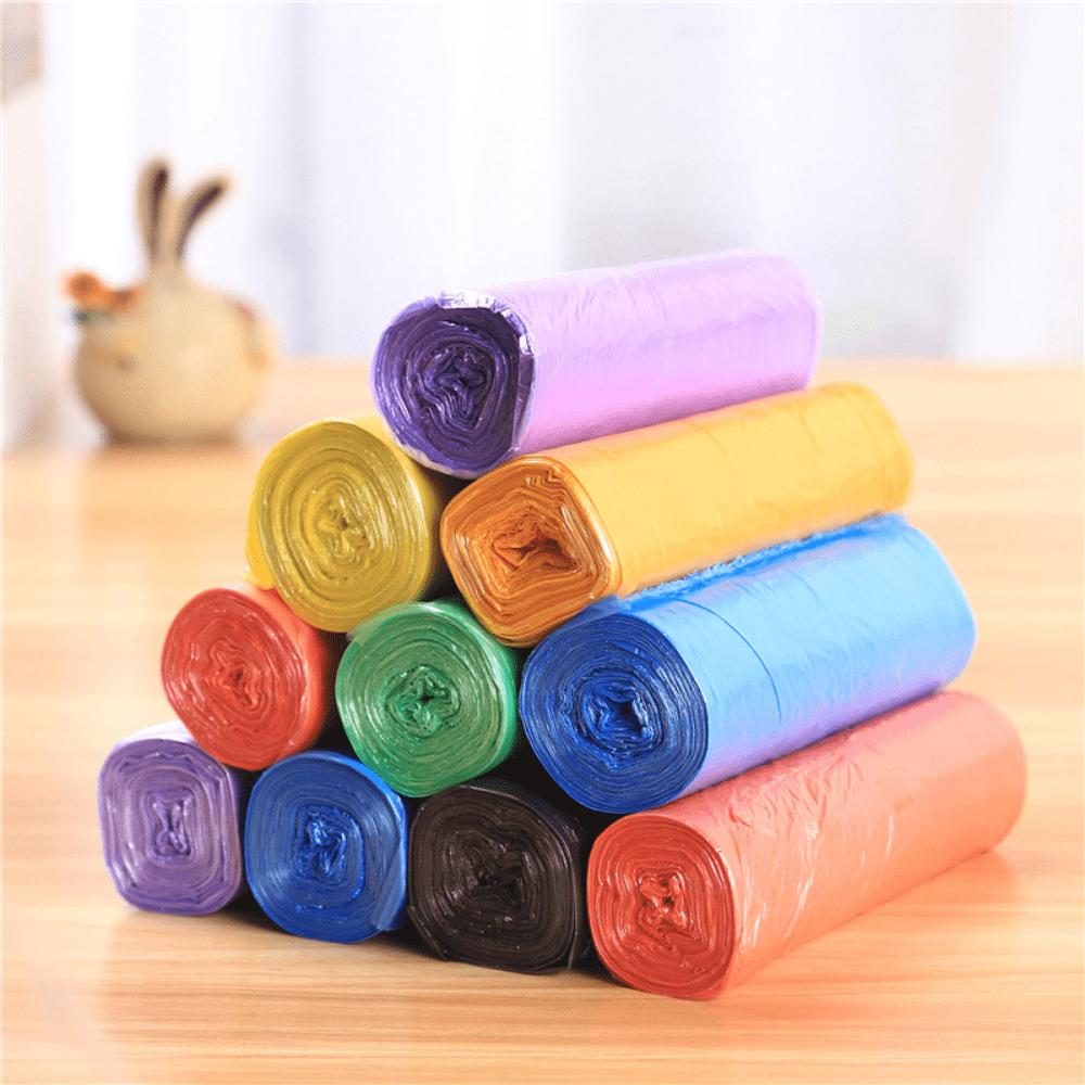 5 Packs of 75pcs 4 Gallon Small Trash Bags - Perfect for Bathroom, Kitchen &amp; Cleaning Storage!