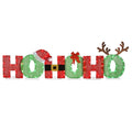 24 in. H Pre-Lit Ho Ho Ho Decoration