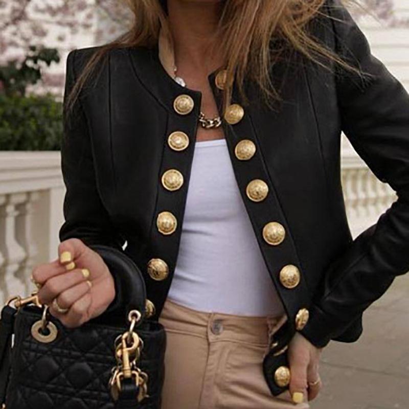 Long Sleeve Single-Breasted Jacket