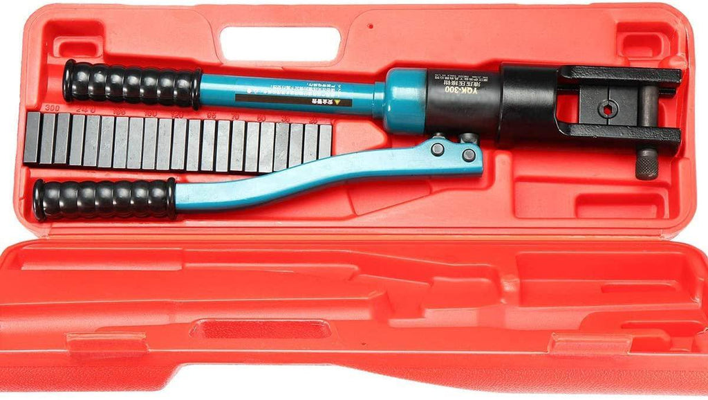 Yadianna 10-300 Set Handheld Cable Wire Hexagonal Clamp Hydraulic Crimper Plier Tools Universal Hand Tools