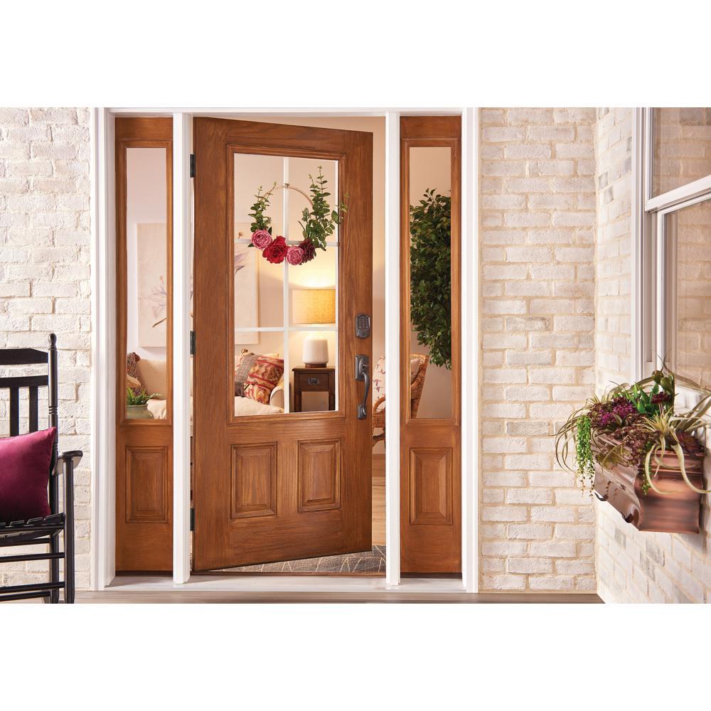 Camelot Encode Smart Wifi Door Lock with Alarm in Aged Bronze