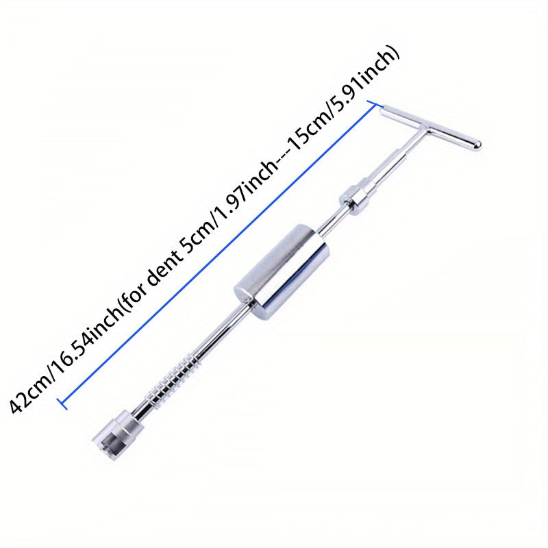 Car Dent Remover Tool, Paintless Dent Repair Dent Puller Kit Slide Hammer Tools With 18pcs Thickened Blue Tabs For DIY Automobile Body Dent Removal
