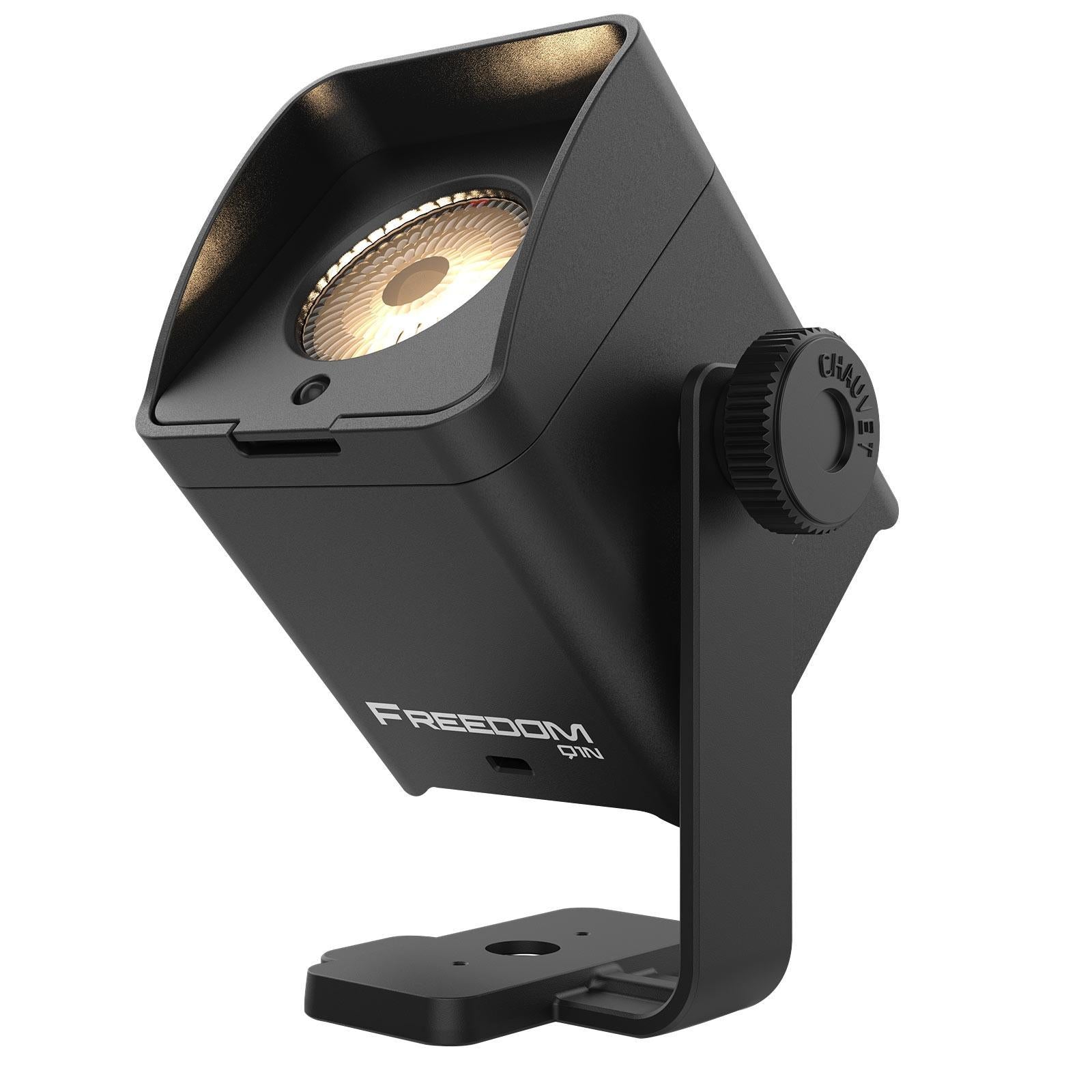 Chauvet DJ Freedom Q1N Pin Spot RGB+WW Light System with Protective Transport Case Package