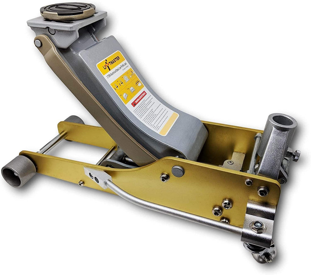 Lift 3 Ton Aluminum and Steel Low Profile High Lift Floor Jack