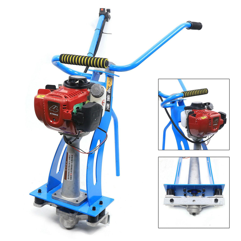 35.8Cc Concrete Vibrating Flat Ruler 4-Stroke Air-Cooled Steel Body Vibrator Gasoline Cement Vibrating Machine Vibrating Troweling Machine Concrete Gas Power Gasoline Engine Screed Cement Durable