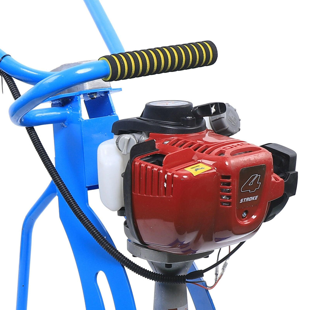 35.8Cc Concrete Vibrating Flat Ruler 4-Stroke Air-Cooled Steel Body Vibrator Gasoline Cement Vibrating Machine Vibrating Troweling Machine Concrete Gas Power Gasoline Engine Screed Cement Durable
