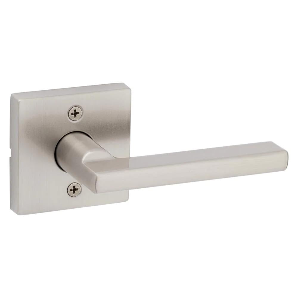 Halifax Square Satin Nickel Hall/Closet Door Lever