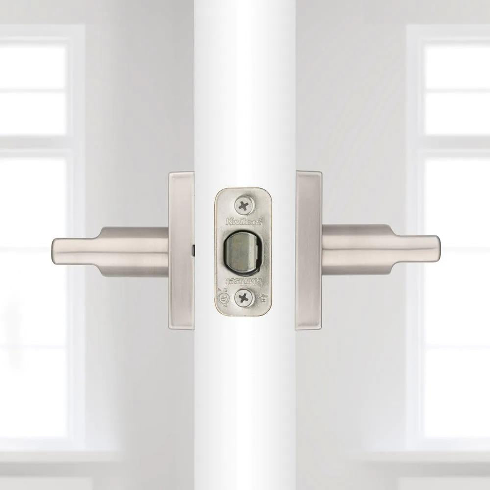 Halifax Square Satin Nickel Hall/Closet Door Lever