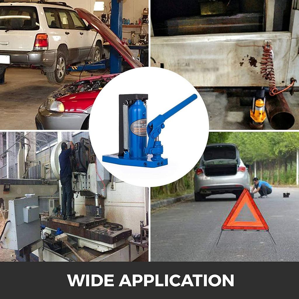 Mophorn Toe Jack Lift Hydraulic Machine Toe Jack Lift Air Hydraulic Toe Jack Proprietary Heat-Treated Steel (2.5-5Ton Blue)