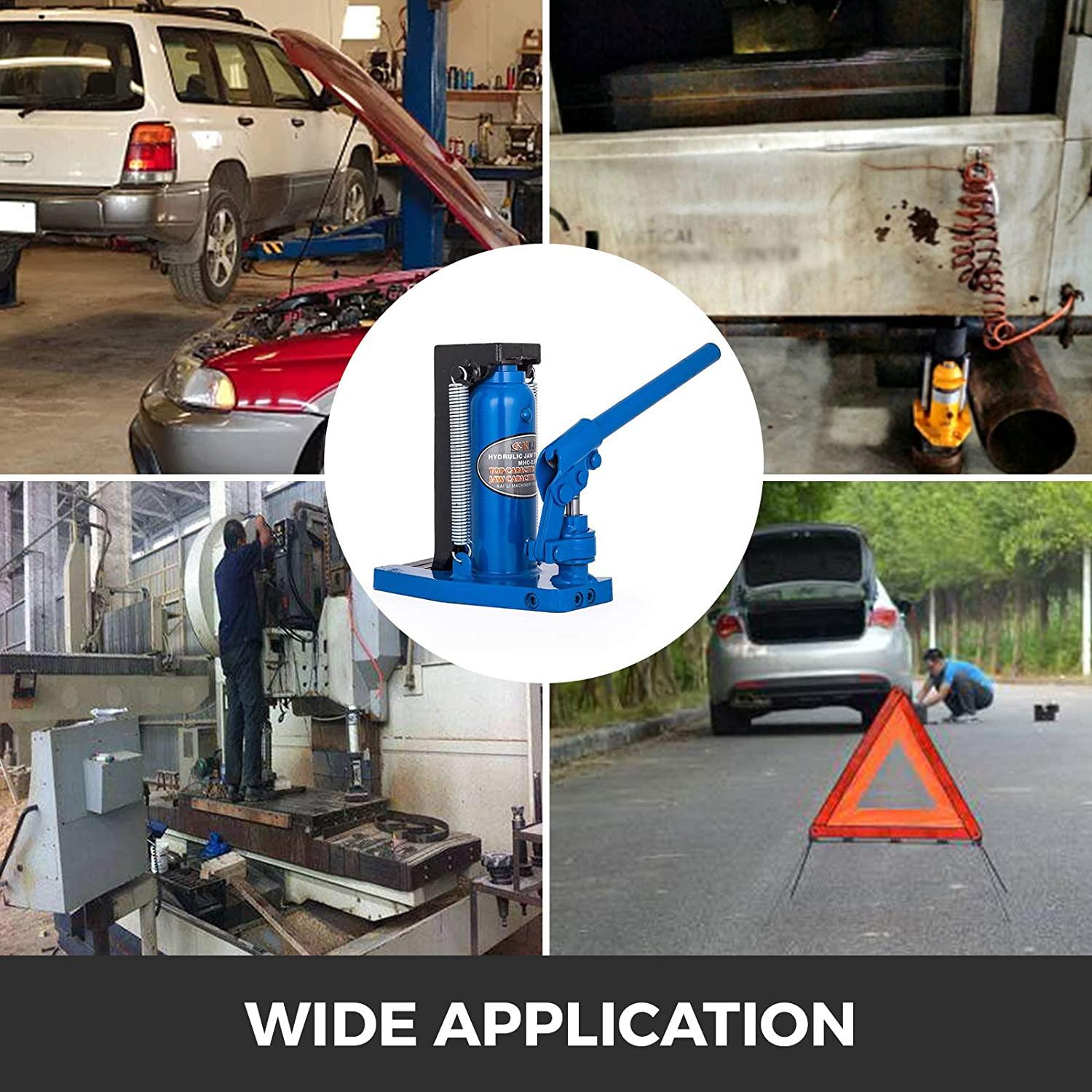 Mophorn Toe Jack Lift Hydraulic Machine Toe Jack Lift Air Hydraulic Toe Jack Proprietary Heat-Treated Steel (2.5-5Ton Blue)