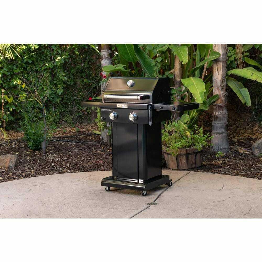 Propane Gas Grill 2-Burner In Black