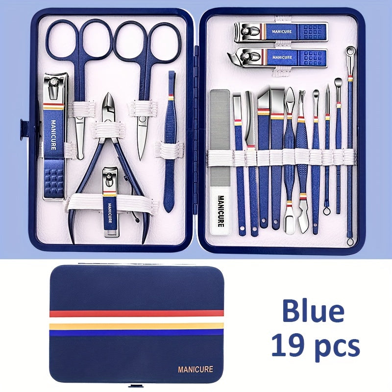 Manicure Set,  Steel Toe Finger Nail Clipper Nail Files Nail Cutter, Personal Care Tools, For Men Women