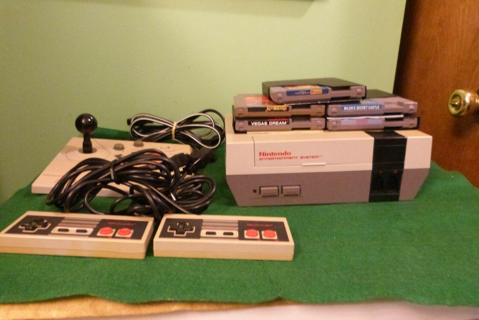 Entertainment System Bundle - NES AdvantaControl, 2 Controls 5 Games