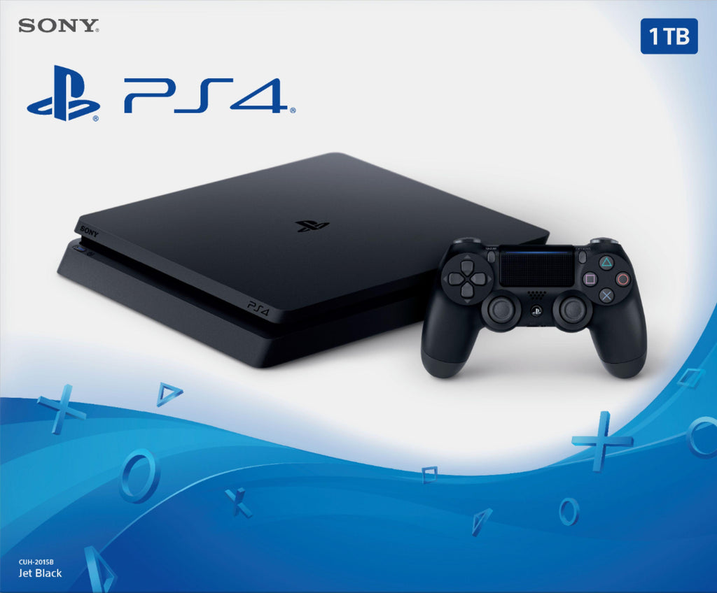 Sony PlayStation 4 | Black | 1TB Slim Gaming Console | Video Games | Brand New