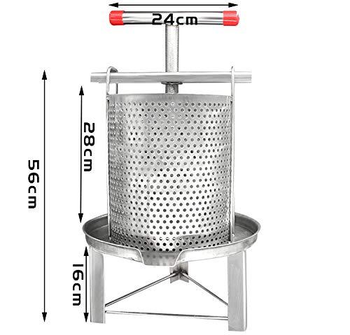 PreAsion Mesh Honey Press Machine Honey Extractor Beekeeping  Steel Household Manual Honey Press