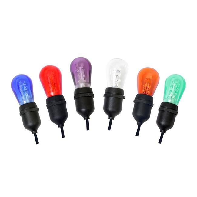 Trans E26 S14 24 in. Spacing Light Set with Multi-Colored Lights