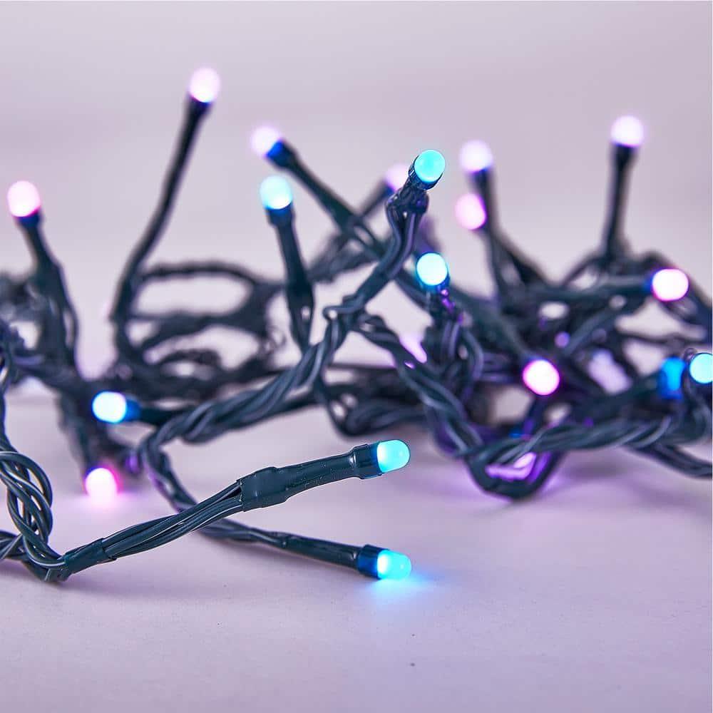 Twinkly App Controlled Wrapped Dome LED Lights, Multi Color (3 Pack)