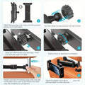 Car Tablet Holder, Headrest Tablet Mount Headrest Stand Cradle Compatible With Devices For IPad Air Mini, Other 4.7-12.9" Cell Phones And Tablets