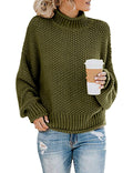 Maternity Fashion  Turtleneck multi  color sweater